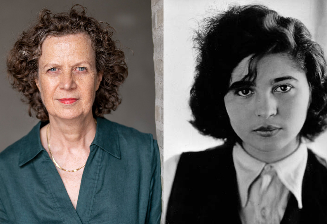 Auf dem Bild sind Dr. Maren Gottschalk und Mascha Kaléko zu sehen.